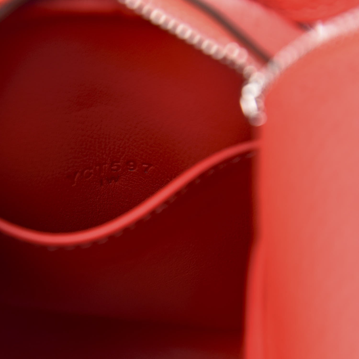 Hermes Taurillon Clemence Mini Lindy 20 Rouge Tomate 7 of 11