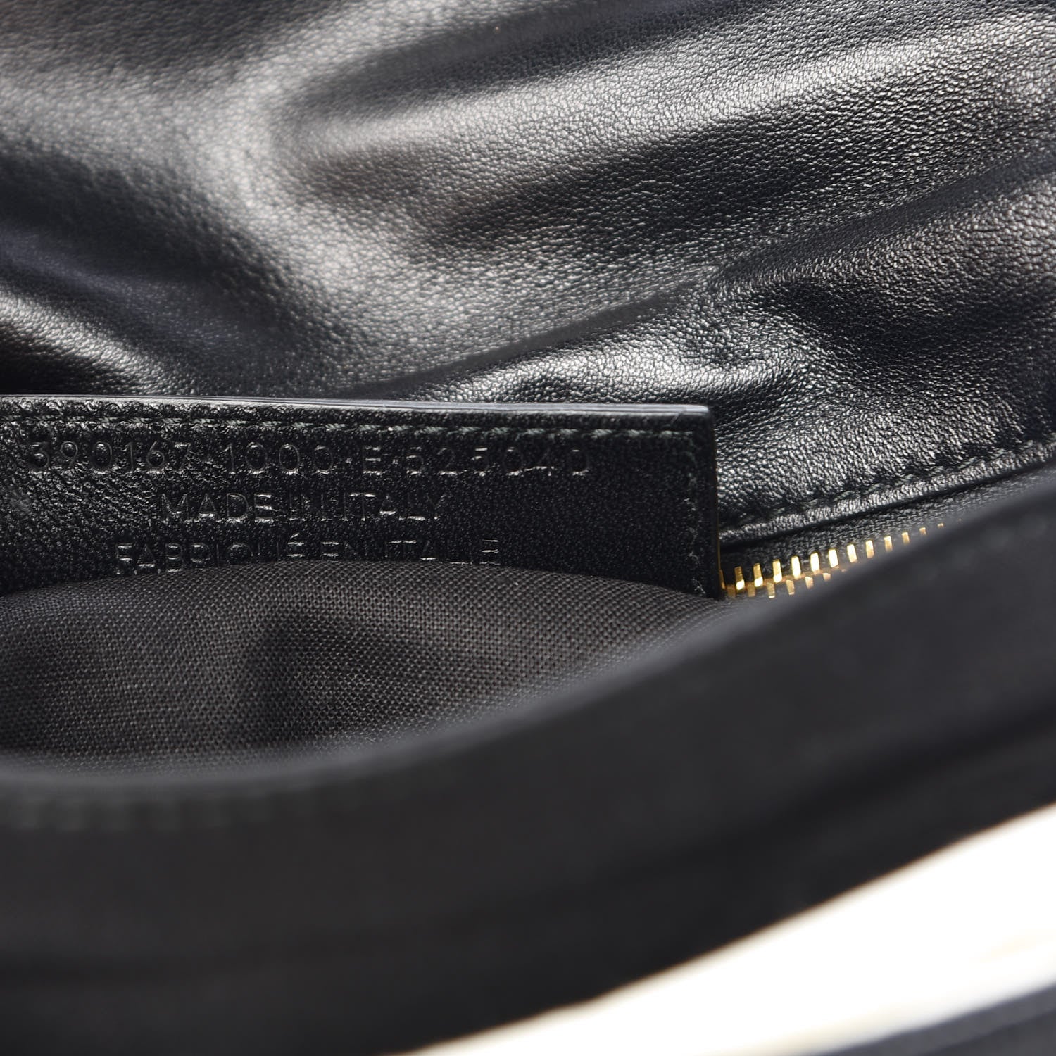 Balenciaga Chevre Gold Metallic Edge Hardware Envelope Clutch Black 7 of 10
