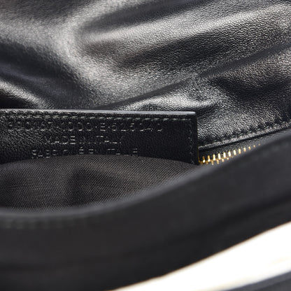 Balenciaga Chevre Gold Metallic Edge Hardware Envelope Clutch Black 7 of 10