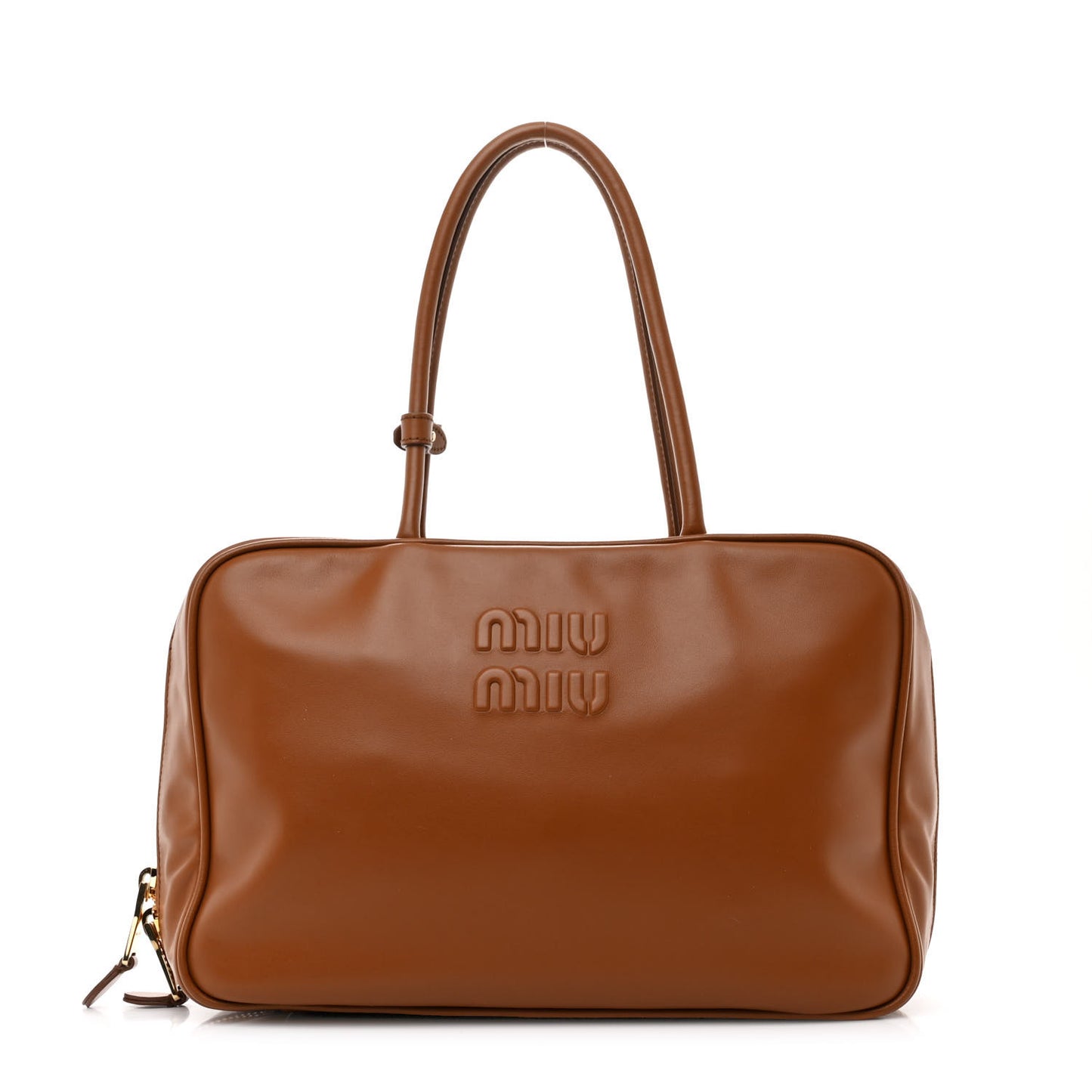 Soft Calf Softy Large Beau Top Handle Bag Cognac
