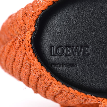 Loewe Raffia Mini Bunny Crossbody Bag Orange 7 of 7