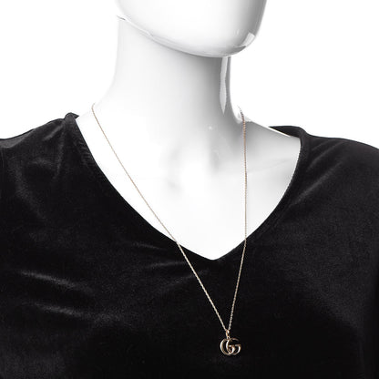 Gucci 18K Yellow Gold Running G Pendant Necklace 2 of 6