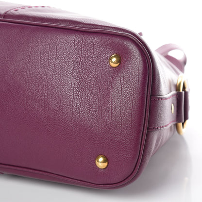 Saint Laurent Calfskin Large Muse Magenta 9 of 9