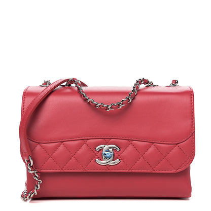 Chanel Calfskin Mini Tramezzo Flap Red 1 of 10