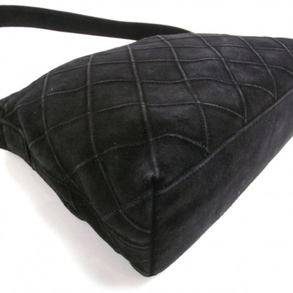 Chanel Vintage Suede Diamond Stitch Flap Bag 5 of 13