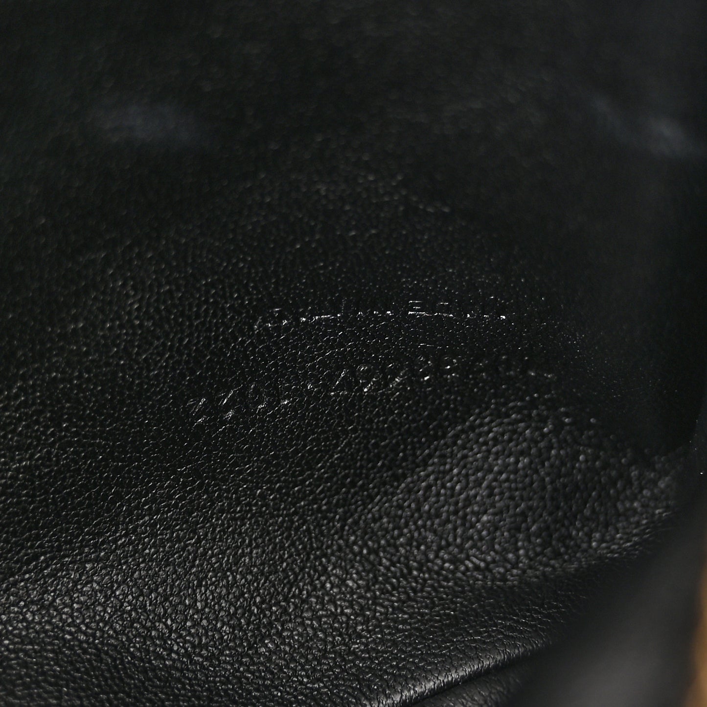 Lambskin Quilted Gaby Zipped Pouch Black