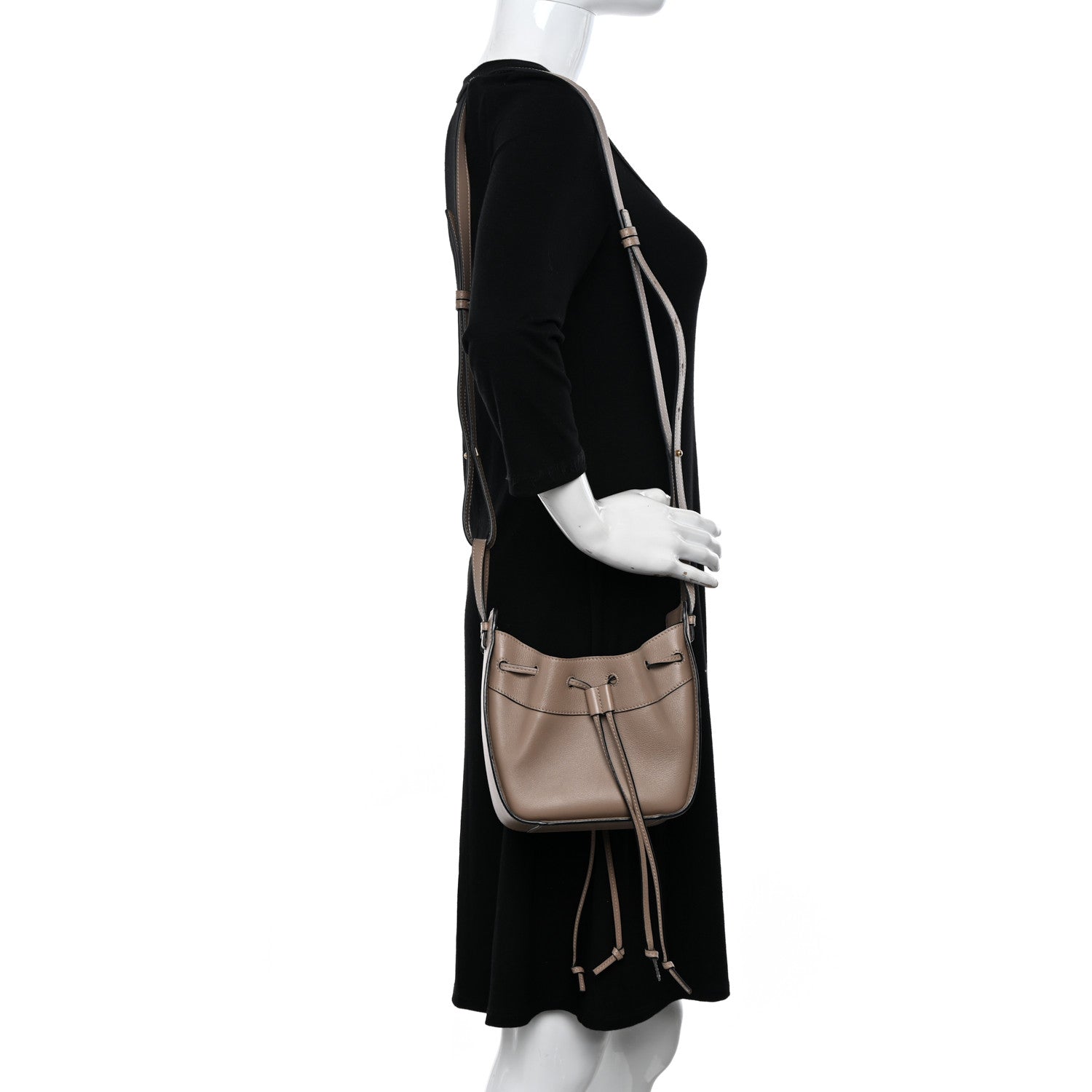 Loewe Calfskin Mini Hammock Shoulder Bag Light Oat 2 of 11