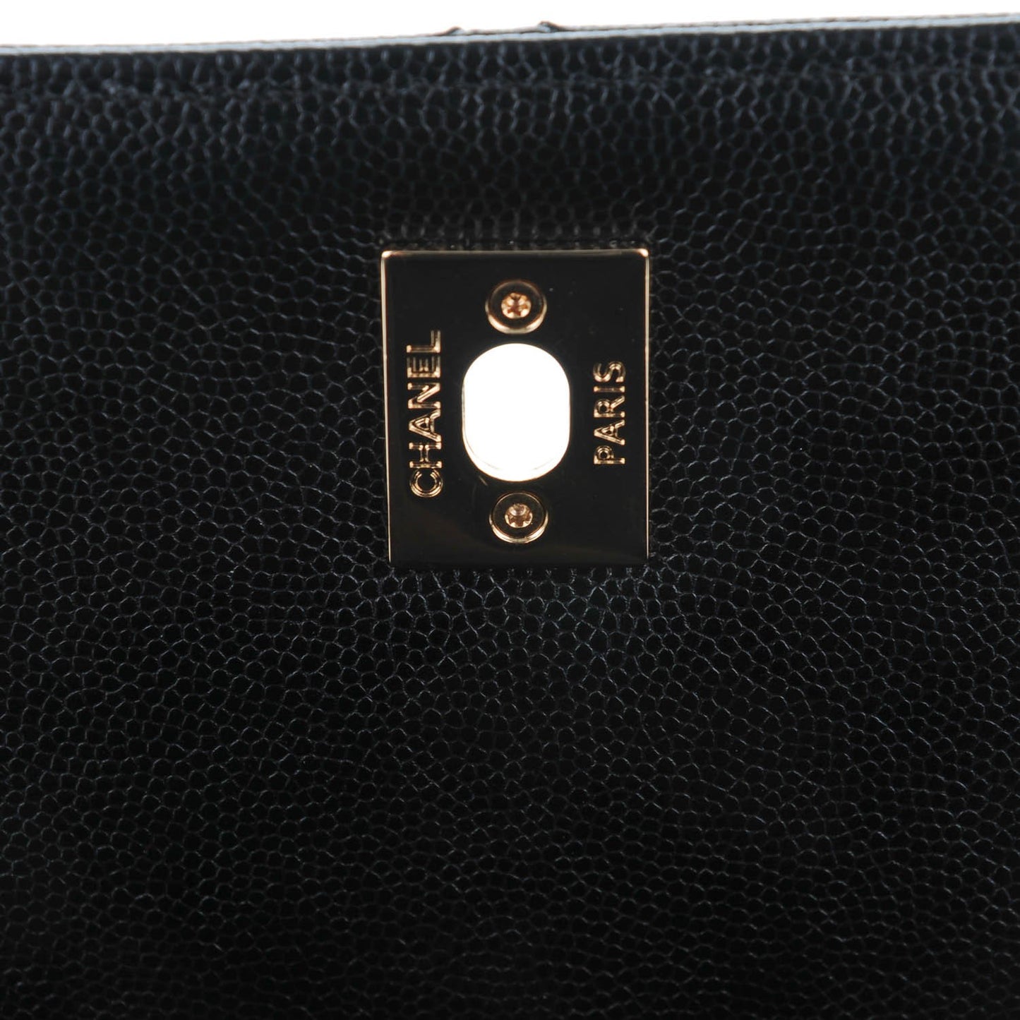 Caviar Quilted Large Business Affinity Flap Black