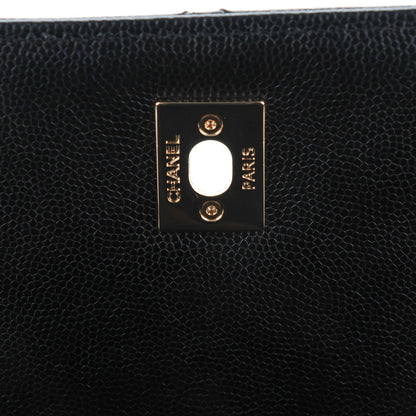 Chanel Caviar Quilted Large Business Affinity Flap Black 6 of 8