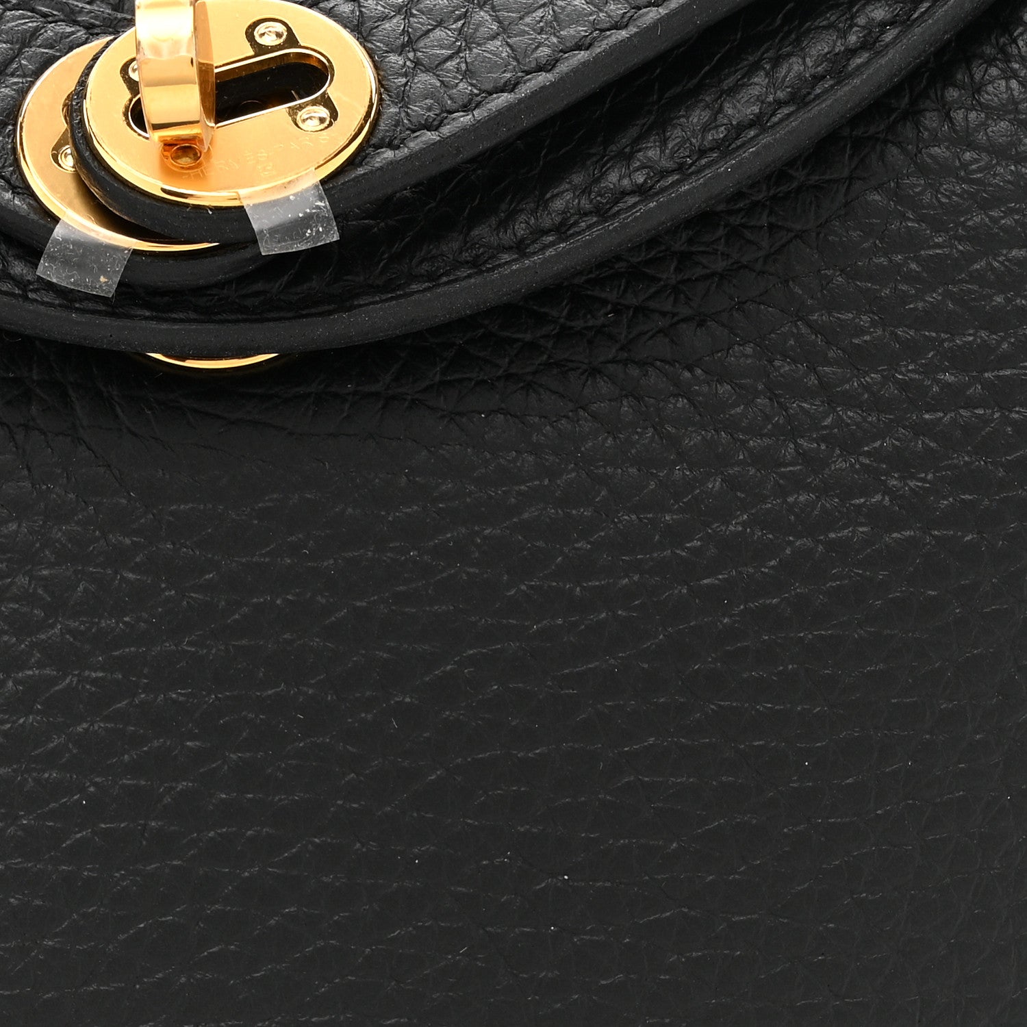 Hermes Taurillon Clemence Mini Lindy 20 Black 7 of 11