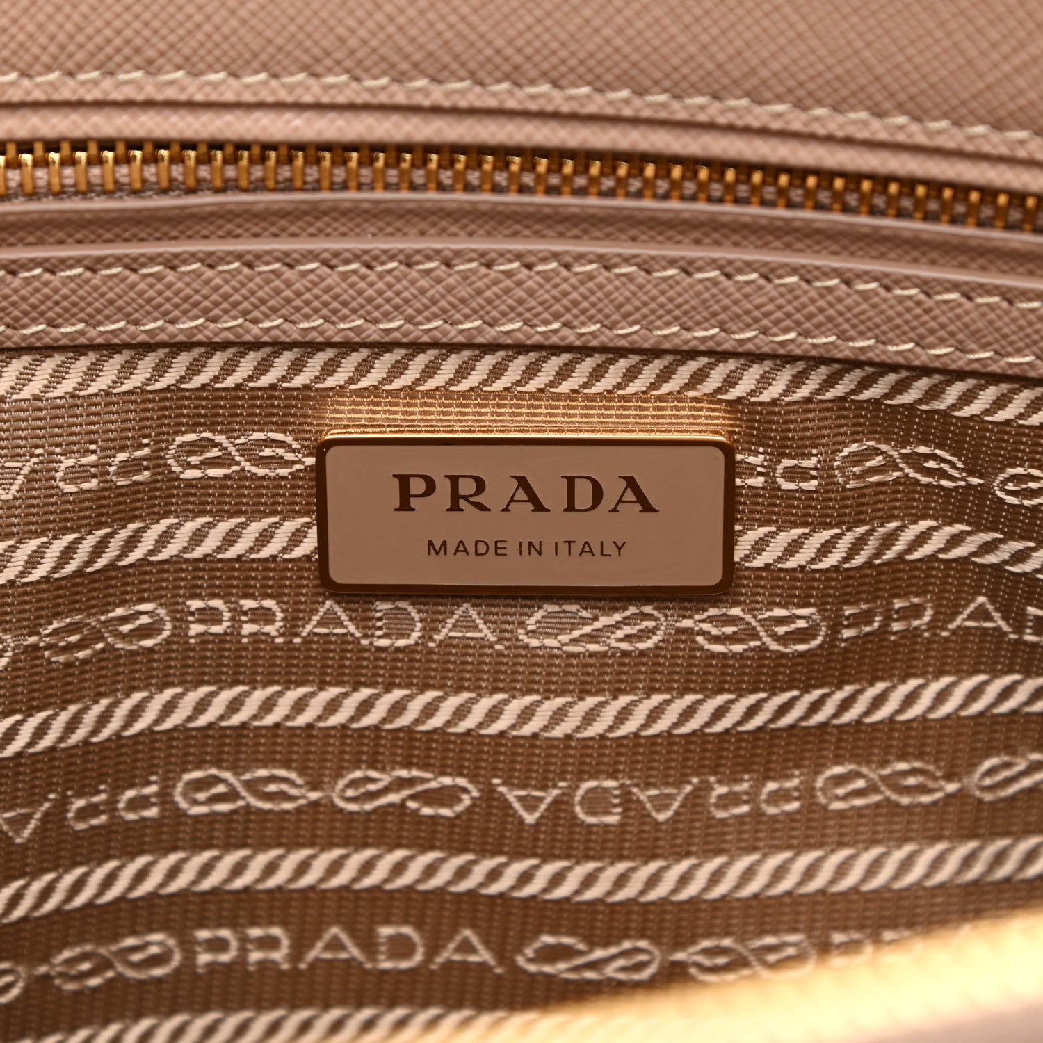 Prada Saffiano Small Galleria Double Zip Tote Cipria 6 of 10