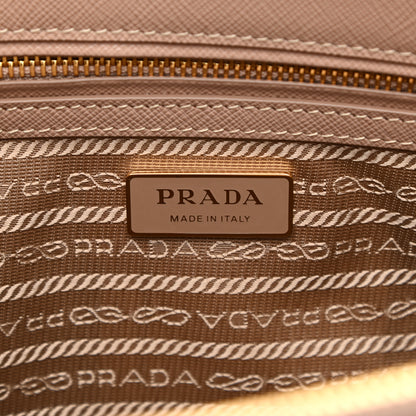 Prada Saffiano Small Galleria Double Zip Tote Cipria 6 of 10
