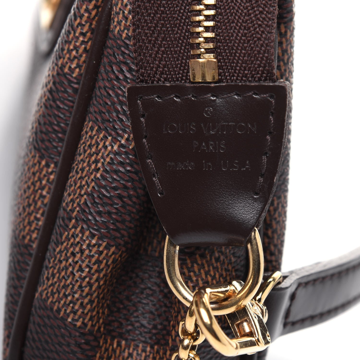 Louis Vuitton Damier Ebene Eva Clutch 6 of 11