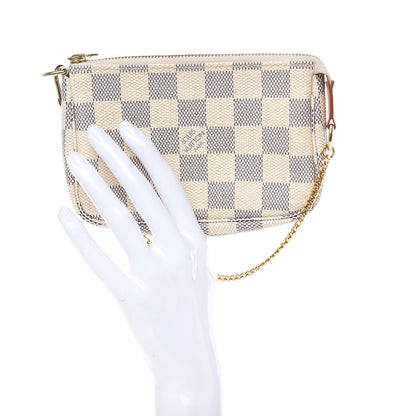 Louis Vuitton Damier Azur Mini Pochette Accessories 2 of 10