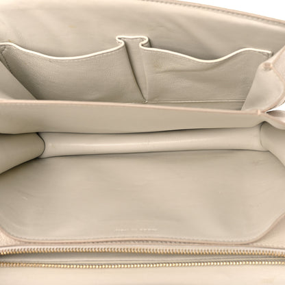 Celine Goatskin Medium Classic Box Flap Bag White 5 of 19