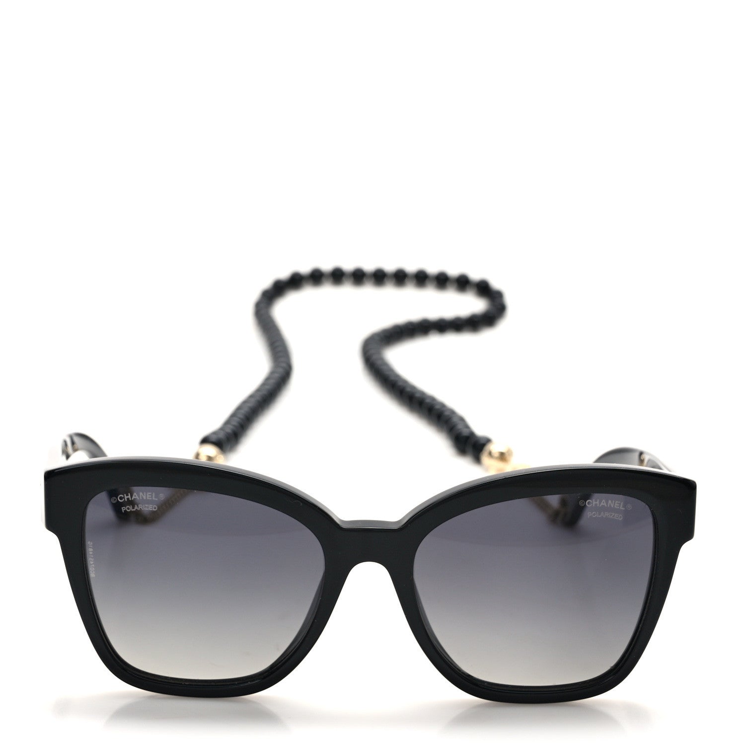 Chanel Acetate Chain Square Sunglasses 5487-A Black 2 of 8