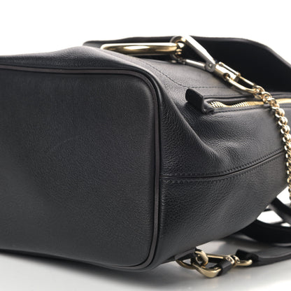 Chloe Suede Calfskin Faye Backpack Black 8 of 12
