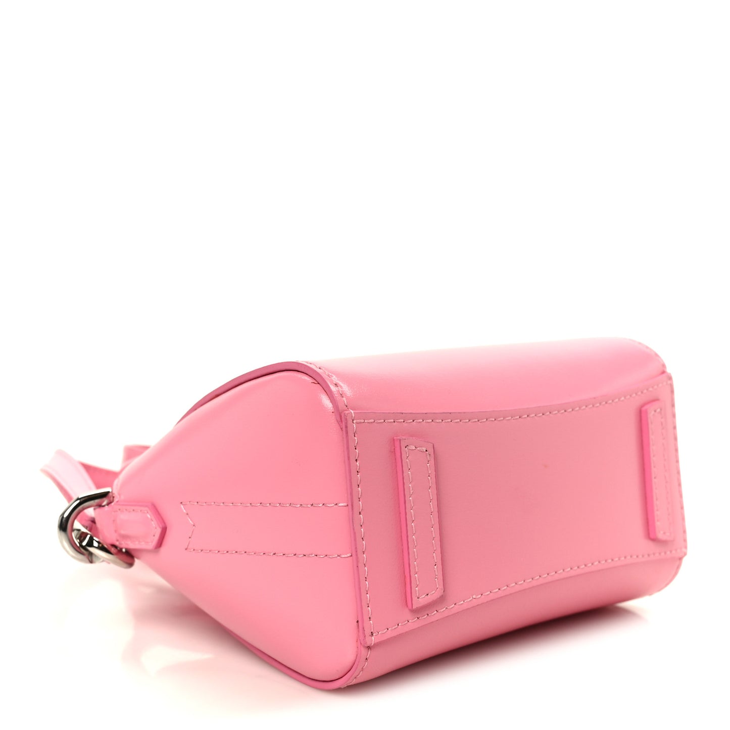 Shiny Lord Calfskin Micro Antigona Bright Pink