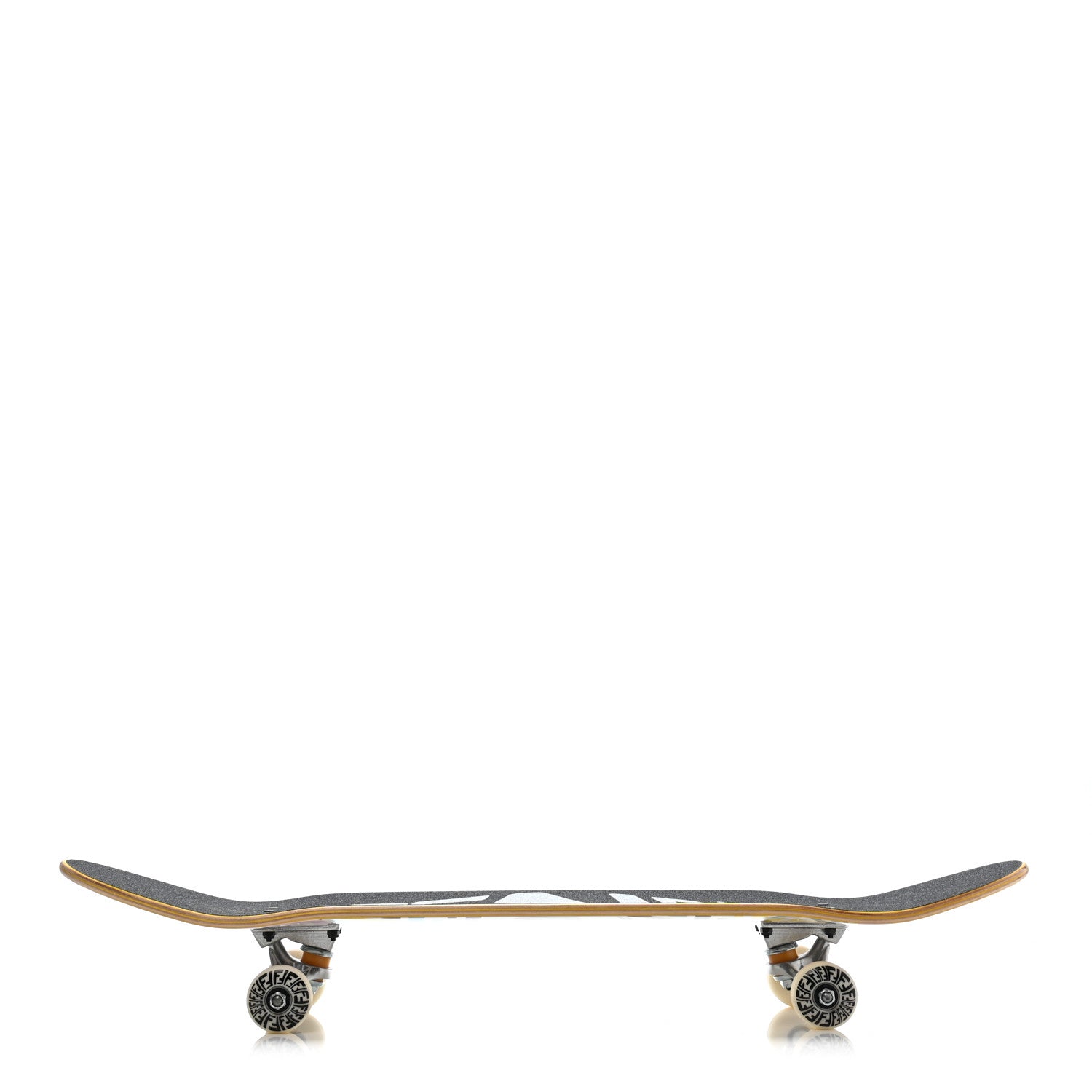 Fendi X SARAH COLEMAN Wood FF Fish Eye Skateboard Multicolor