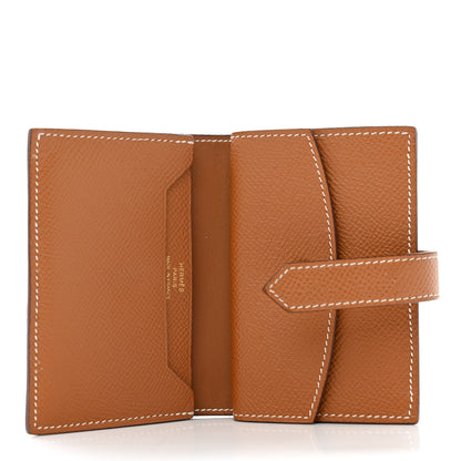 Hermes Epsom Mini Bearn Wallet Gold 5 of 14
