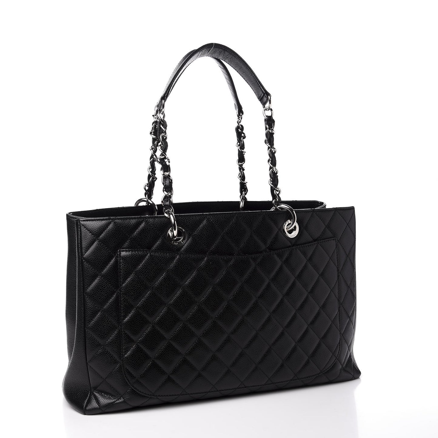 Caviar Quilted XL Grand Shopping Tote GST Black
