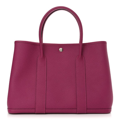 Hermes Vache Country Garden Party MM 36 Rose Pourpre 1 of 9