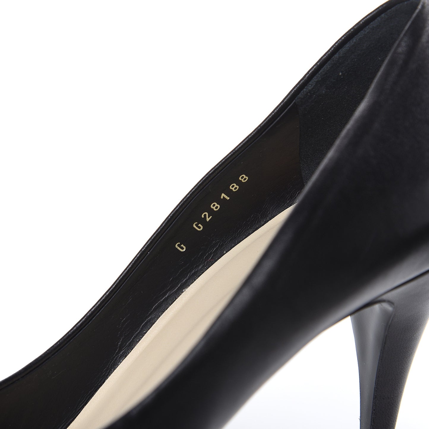 Lambskin Camellia Pumps 39.5 Black
