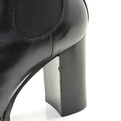Louis Vuitton Calfskin Monogram Star Trail Chelsea Ankle Boots 38.5 Black 12 of 17