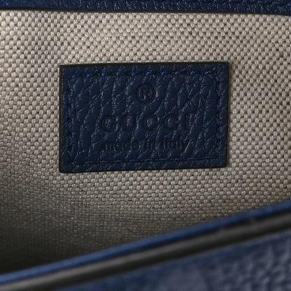 Gucci Piuma Calfskin Jumbo GG Embossed Small Messenger Bag Royale 6 of 9