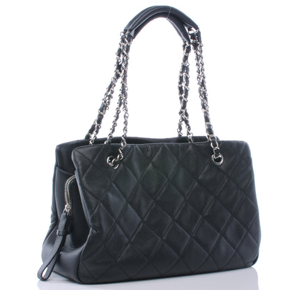Chanel Caviar CC Timeless Soft Tote Black 3 of 7