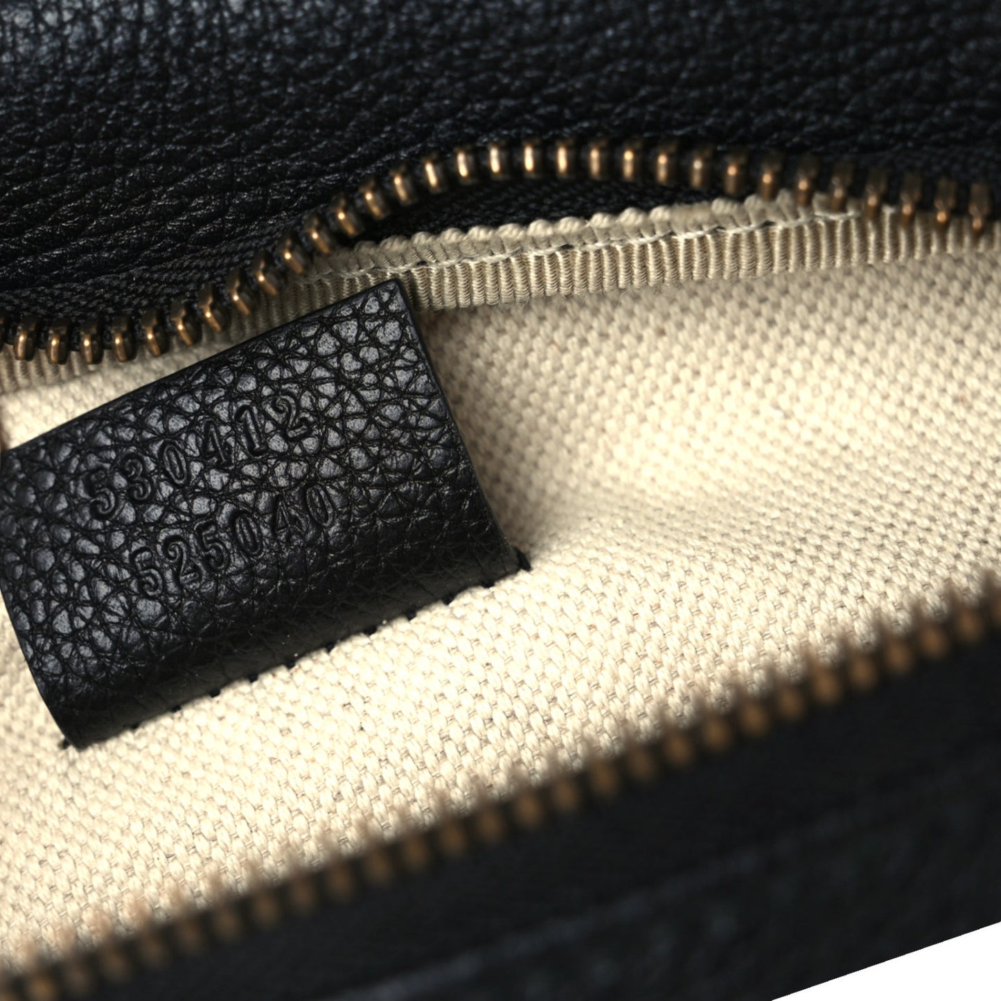 Grained Calfskin Logo Belt Bag Black