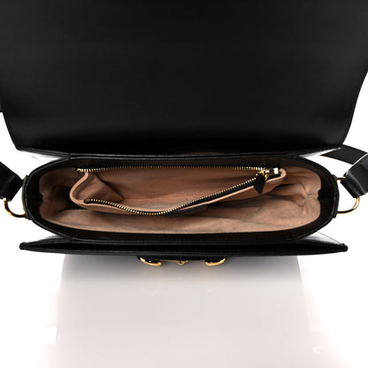 Gucci Azalea Calfskin Horsebit 1955 Shoulder Bag Black 5 of 13