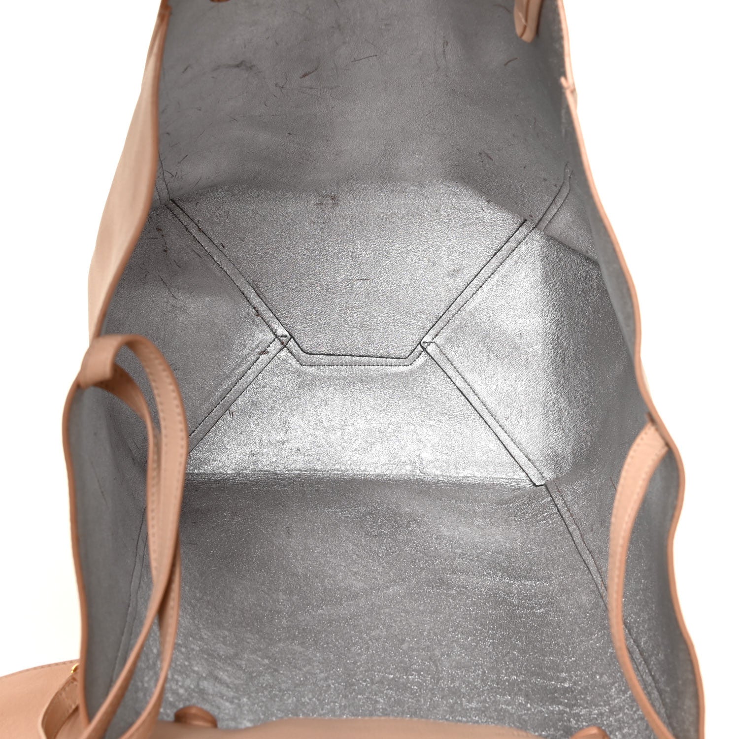 Celine Grained Calfskin Medium Horizontal Cabas Phantom Beige 5 of 22