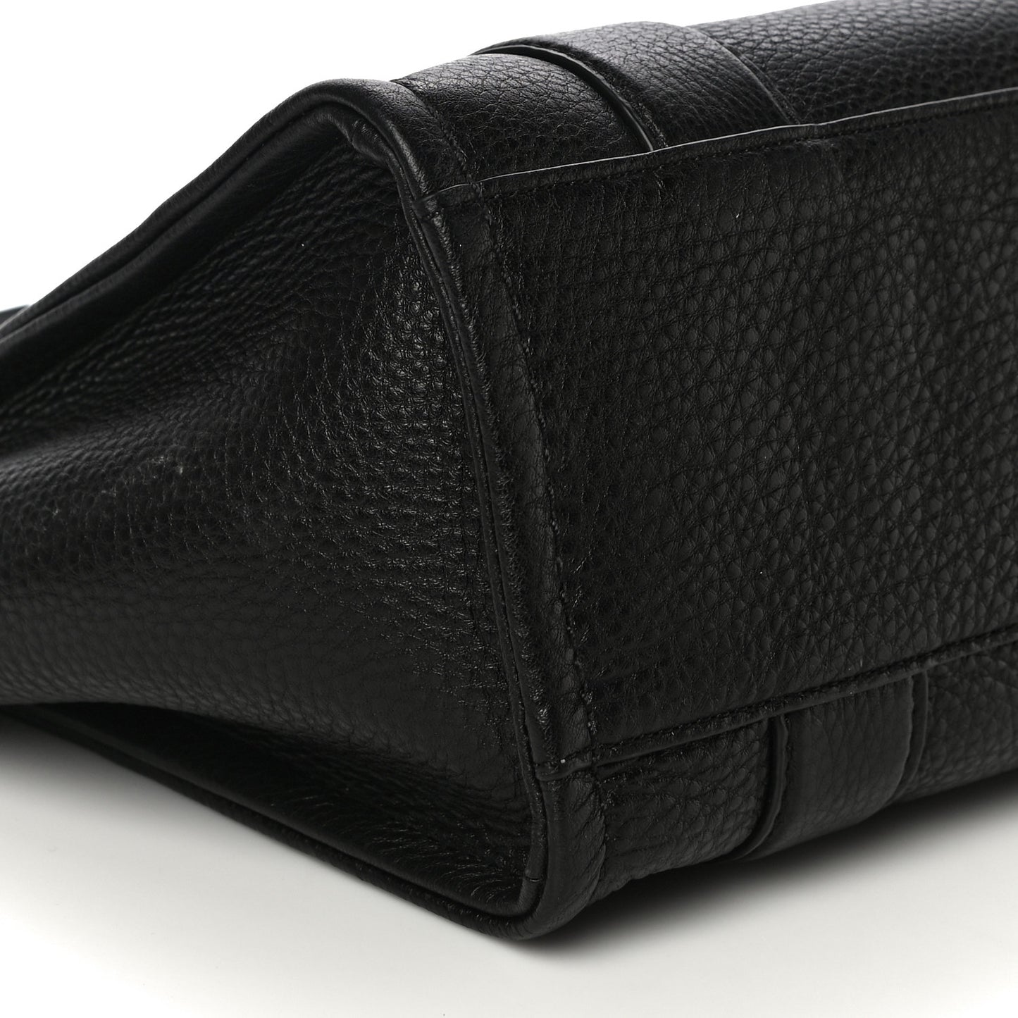 Grained Calfskin Small The Tote Bag Black