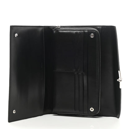 Alexander Wang Calfskin Prisma Skeletal Envelope Wallet Clutch Black 6 of 12