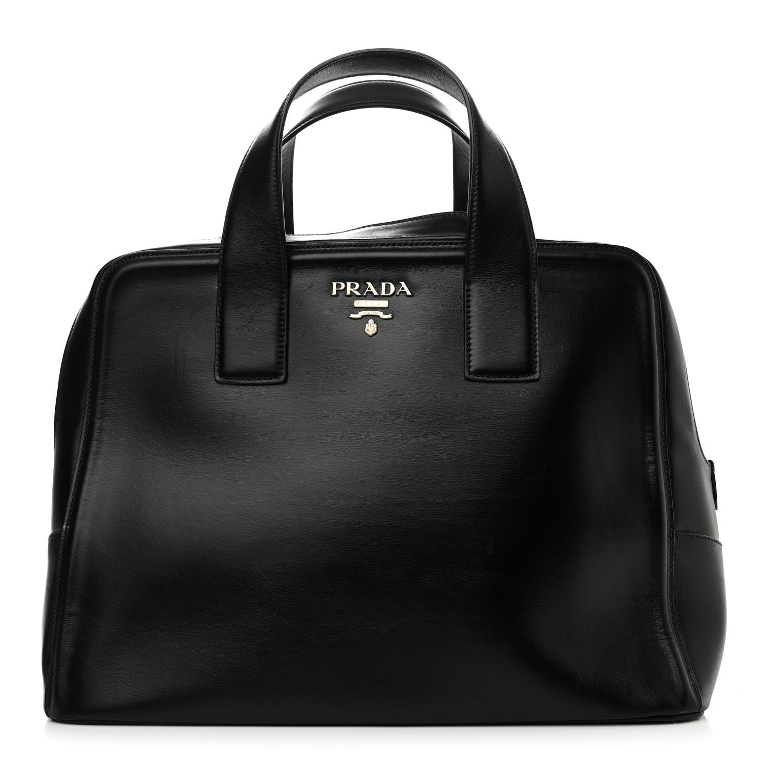Prada Vitello Bowler Black 1 of 10