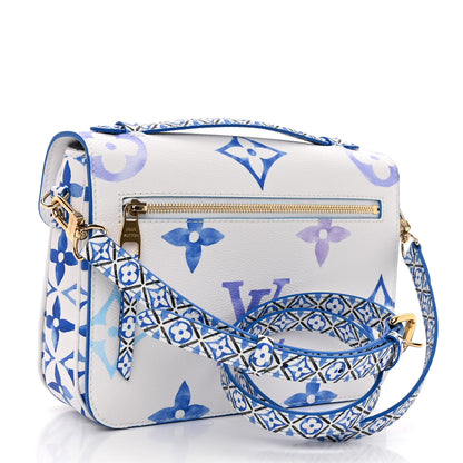 Louis Vuitton Monogram Giant By The Pool Pochette Metis MM Blue 3 of 10