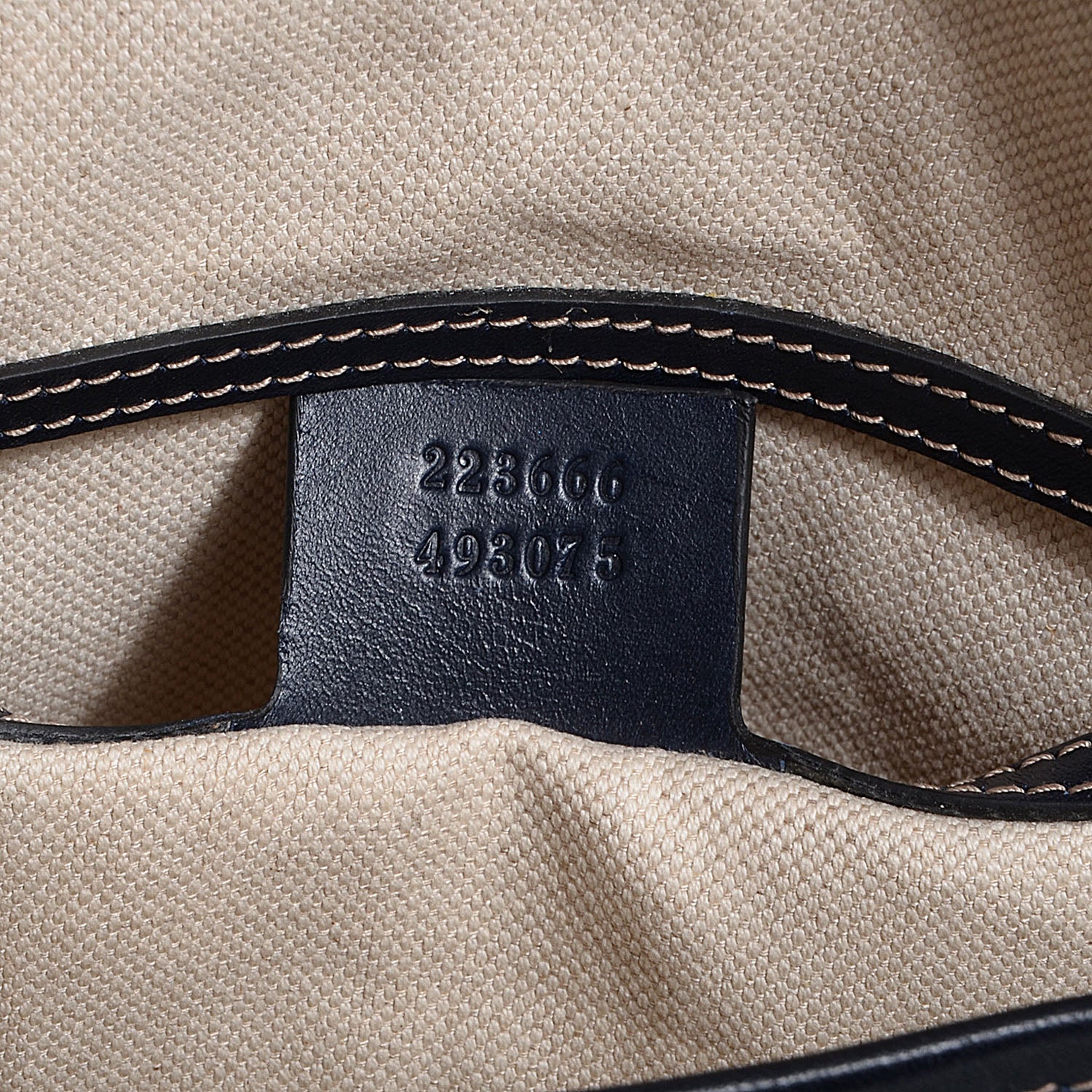Gucci GG Plus Monogram Sellieria Calfskin Small Flap Messenger Bag Beige Blue 8 of 9