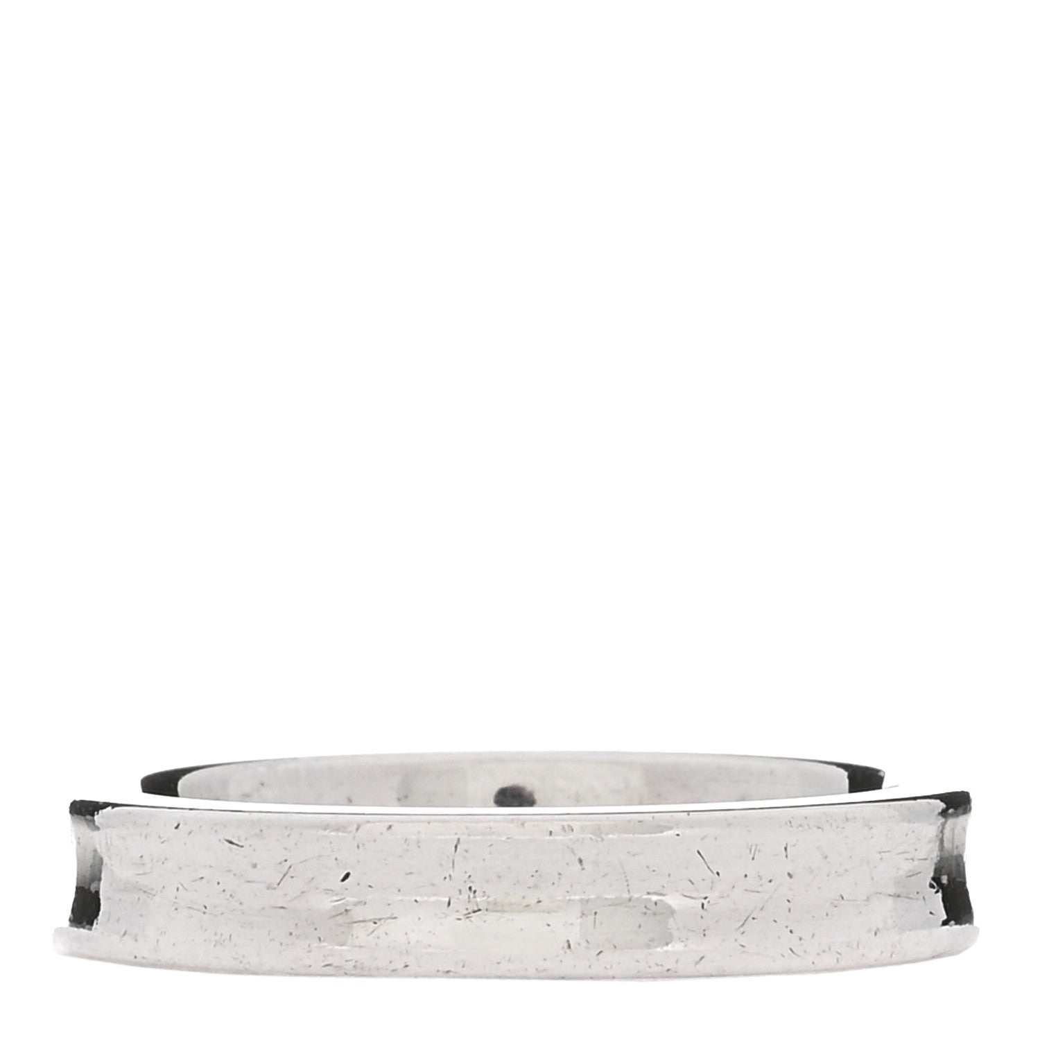 Tiffany Sterling Silver Narrow 1837 Band Ring 53 6.5 3 of 4
