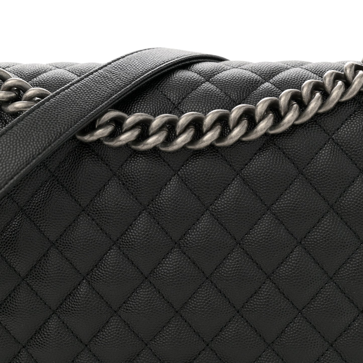 Caviar Quilted New Medium Boy Flap Black