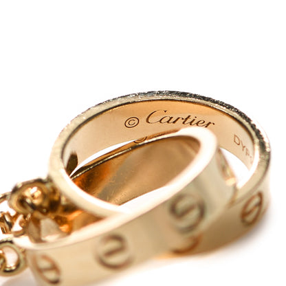 Cartier 18K Yellow Gold Interlocking LOVE Necklace 4 of 7