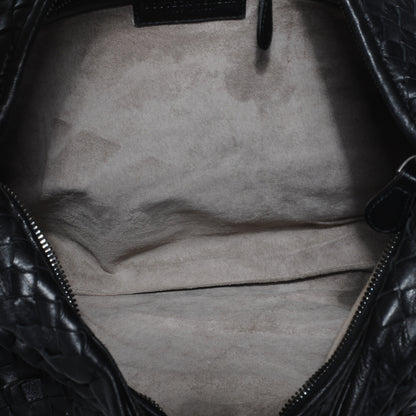 Bottega Veneta Nappa Intrecciato Large Veneta Plisse Hobo Nero Black 5 of 9