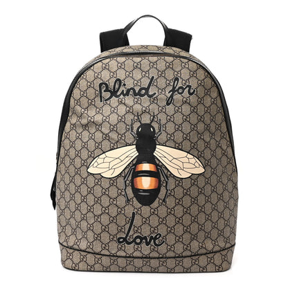 Gucci GG Supreme Monogram Blind For Love Dome Backpack 1 of 10