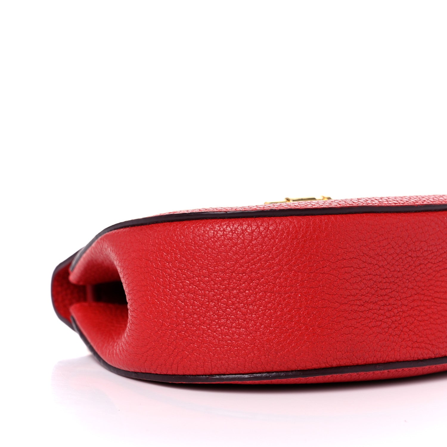 Chloe Grained Lambskin Mini Drew Shoulder Bag Plaid Red 7 of 10