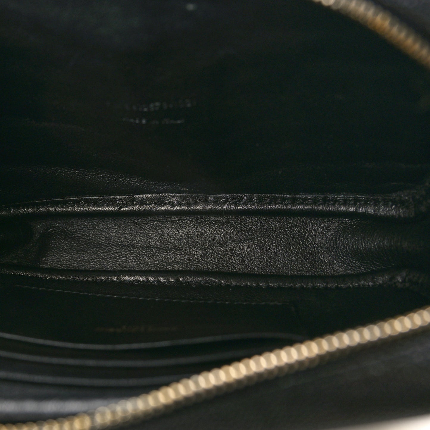 Grain De Poudre Matelasse Monogram Mini Lou Camera Bag Black