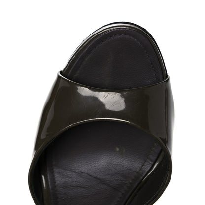 Chanel Patent CC Pumps 37 Green 8 of 13