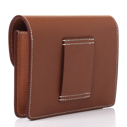 Hermes Evercolor Roulis Slim Wallet Gold 4 of 11