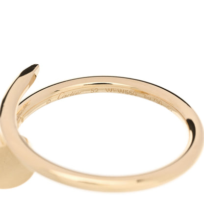 Cartier 18K Yellow Gold Small Juste Un Clou Ring 52 6 5 of 6