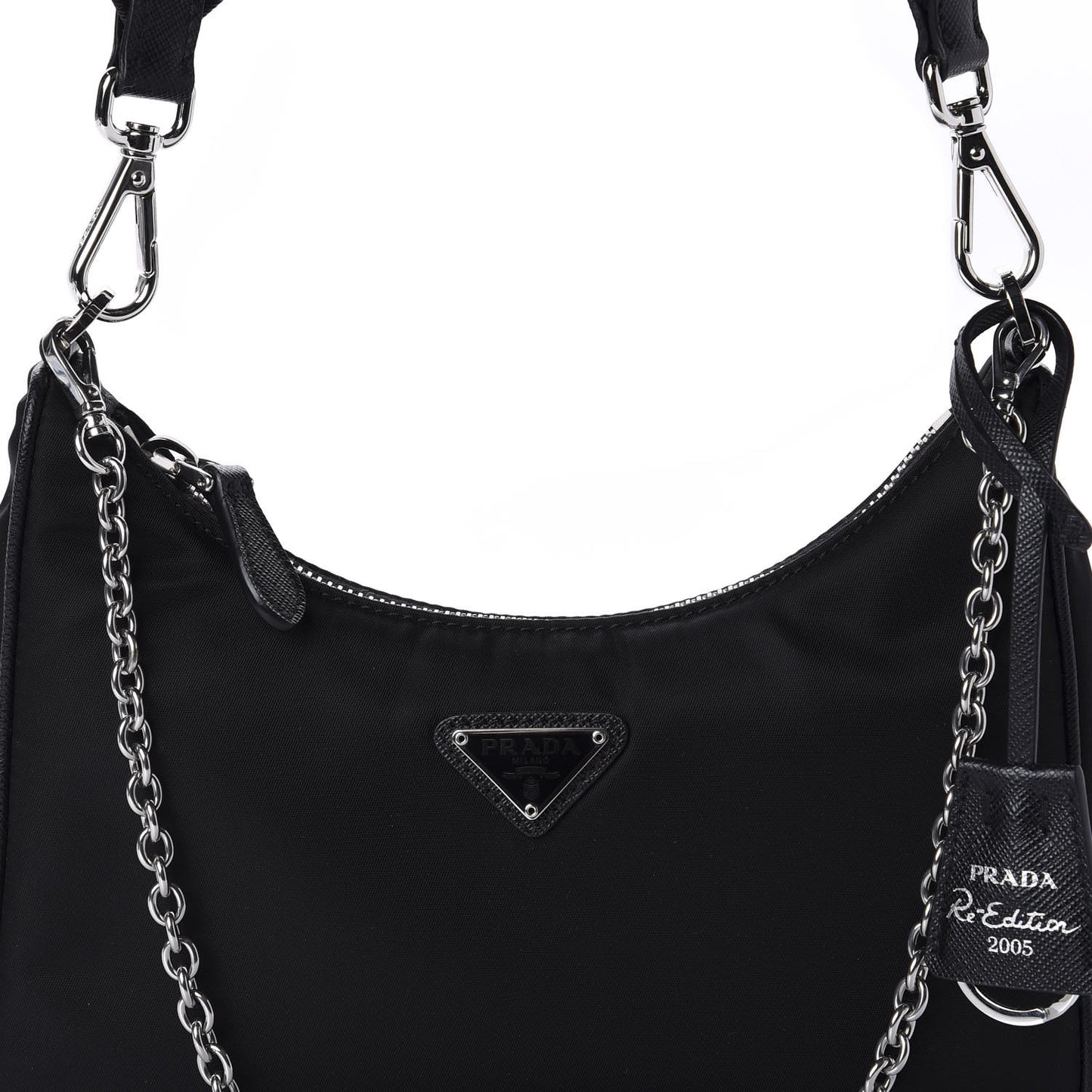 Nylon Re-Edition 2005 Shoulder Bag Black