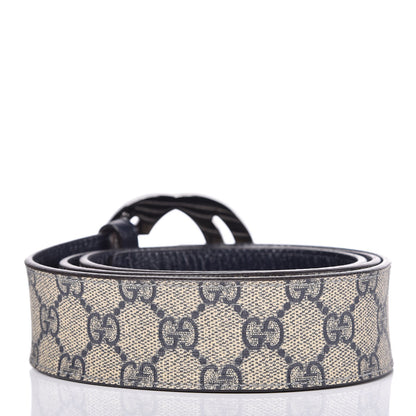 Gucci GG Plus Monogram Interlocking G Belt 105 38 Blue 3 of 5